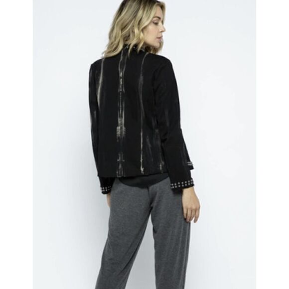 Vocal Tie-dye Jacket W/ Studs Med NWT - Picture 3 of 4